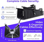 Ascrono Original No Drill Under Desk Cable Management Tray 40.6" - Image 6