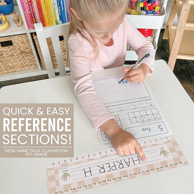 Desk Name Tags for Classroom – 36 Student Name Plates for Classroom Kindergarten - Image 4