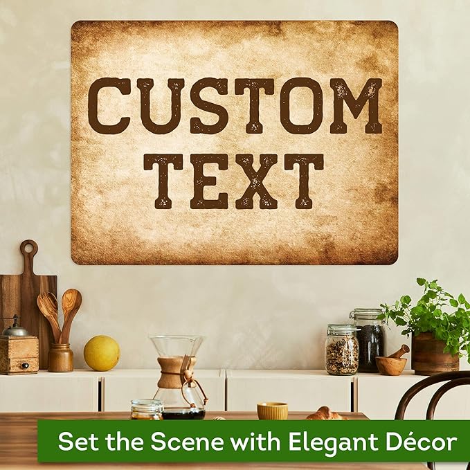 Custom Sign, Custom Street Sign, 11 Font Colors, 13 Font Styles, 4 Hole Options - Image 4