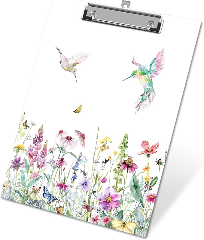 APIILVPQ Wild Flower Clipboard, Spring Clipboards by Unknown
