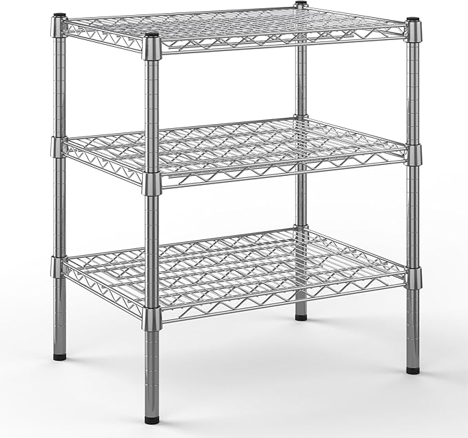Regal Altair 18" Deep x 24" Wide x 27" Height Wire Shelving Kit | 3-Tier | NSF by Regal+Altair