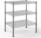 Regal Altair 18" Deep x 24" Wide x 27" Height Wire Shelving Kit | 3-Tier | NSF by Regal+Altair