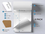 Better Office Products Activity Log Notepad, 8.5" x 11", Planning Note Pad - Image 2