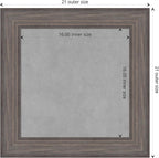 Amanti Art Grey Framed Magnetic Board 21x21 Small Vision Board - Image 4