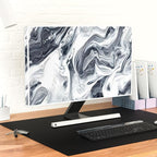 Baocicco Abstract Gray Marble Waterproof 22, 25 Inch Anti-Static Dustproof - Image 4
