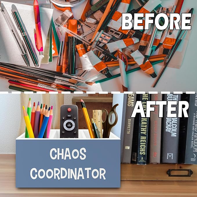 XPH Chaos Coordinator Blue Pen Pencil Holder Organizer - Image 6