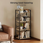 Bookshelf, Kid's Bookshelf, 4 Tier Small Bookcase, Metal Small Bookcase - Image 6