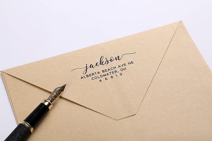 LOMENTICSCustom Self Inking Return Address Stamp, Make Return Addressing Easy - Image 9