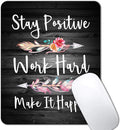IMAYONDIA Rustic Black Wood Grain Mouse Pad, Mousepad Inspirational Quotes by IMAYONDIA