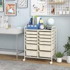 Giantex 12 Drawers Rolling Storage Cart, Classroom Organizers - Image 2