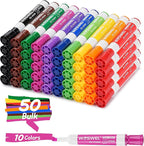 WOSWEL Dry Erase Markers, Chisel Tip Whiteboard Markers, Low Odor Thick Dry by WonderfulOptions