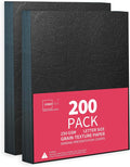 binditek 13 mil grain-texture paper binding covers, 8.5x11", main product view