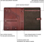 Leather Village Leather Portfolio Organizer - Image 2