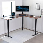 VIVO Electric Corner 75 x 63 inch L-Shaped Standing Desk, Memory Height - Image 7
