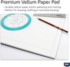 Helix - 100% Rag Vellum Paper Pad - 18 Inch x 24 Inch - 50 Sheet Pad - - Image 3