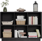 ChooChoo 6 Cube Storage Organizer, Wooden Bookcase - Image 4