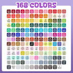 VIDIMAKPRO Alcohol Markers 168 Colors - Image 2