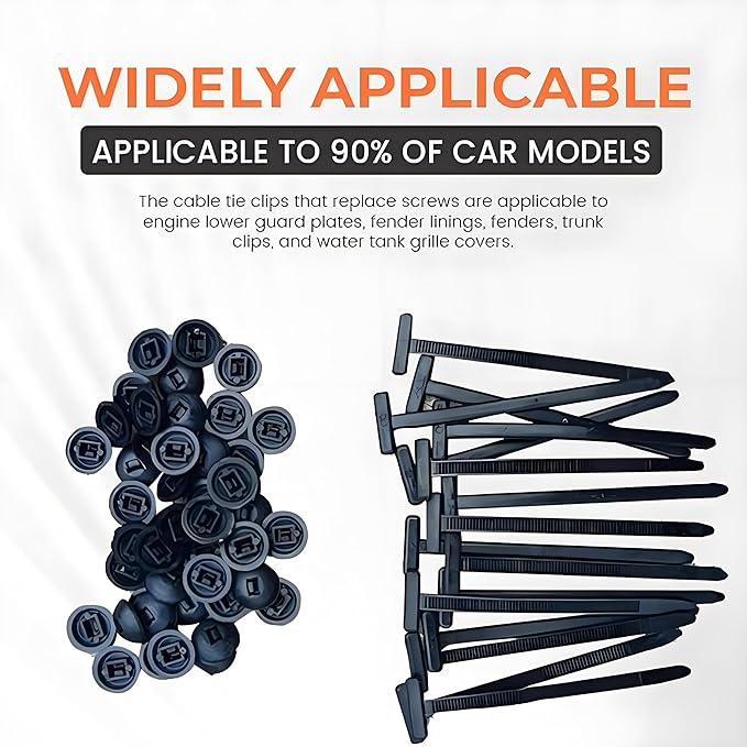 200 Pcs Nylon Universal Cable Tie Buckle - Image 4