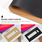 AFIING Leather Desk Pad Protector, Office Desk Mat, Large Mouse Pad, Desk mat - Image 3