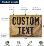 Custom Sign, Custom Street Sign, 11 Font Colors, 13 Font Styles, 4 Hole Options - Image 6