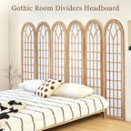 Asnefeli 6 Panel Japanese Room Divider, Shoji Style Partition Divider, Fully - Image 6