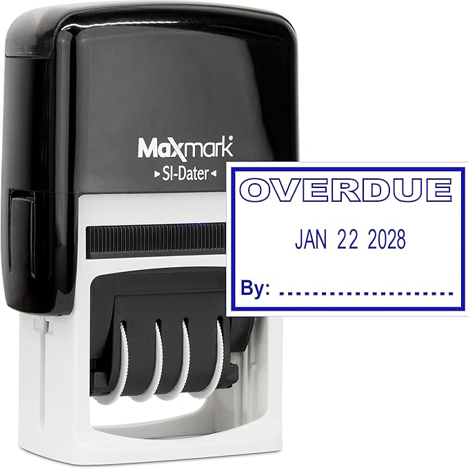MaxMark Office Self Inking Date Stamp by Maxmark