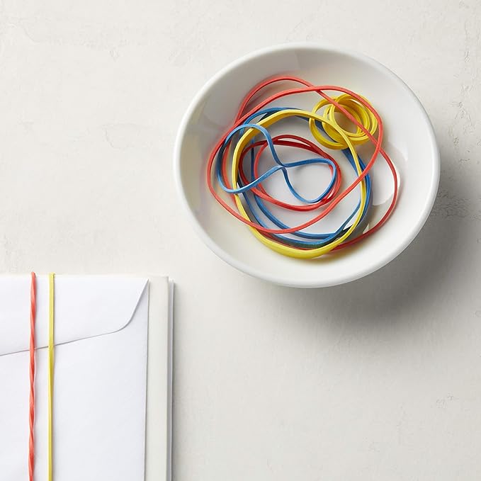 Amazon Basics Assorted Size and Color Rubber Bands, 0.5 lb. - Image 5