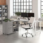 Bush Business Furniture Hustle 72W x 30D Computer Desk and Storage Cabinet by BushBusinessFurniture
