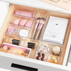 Vtopmart 25 PCS Clear Plastic Drawer Organizers Set, 4-Size Versatile Bathroom - Image 8