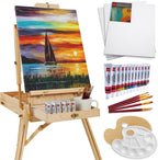 best choice products art easel for painting, portable, main product view