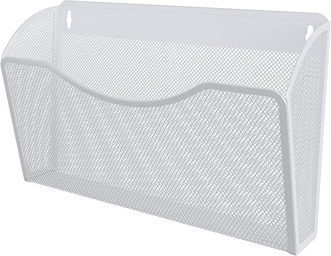 EasyPAG Single Pocket Wall File Organizer, Mesh Hanging File Folder Organizer - Image 2