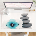 QIYI Desk Pad, Non-Slip PU Leather Desk Blotter Protector, Kids Floral Print by QIYI