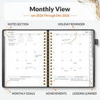 SUNEE 2026 Planner 5.9" x 8.3" – Dated Productivity Planner - Image 4