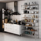 Regal Altair 18" Deep x 42" Wide x 86" Height Wire Shelving Kit | 8-Tier | NSF - Image 2