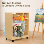 VISWIN Art Cart Organizer, Solid Pine Wood Art Supply Storage Organizer - Image 7