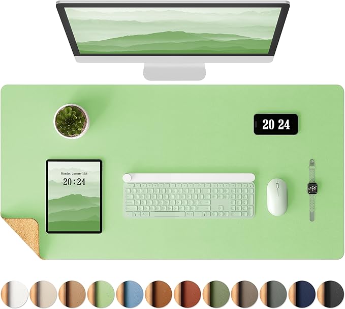 Aothia Double-Sided Desk Pad by AothiaSimpleNaturalUnique