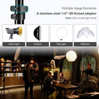 SMALLRIG Photography Light Stand 110"/9.2ft/280cm, Air-Cushioned Aluminum Photo - Image 8