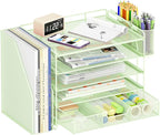 OPNICE Desk Organizer, 5-Tier Paper File Organizer by OPNICE