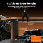 ErGear Electric 71 x 30 inch Standing Desk Workstation, Large Sit Stand up Desk - Image 5