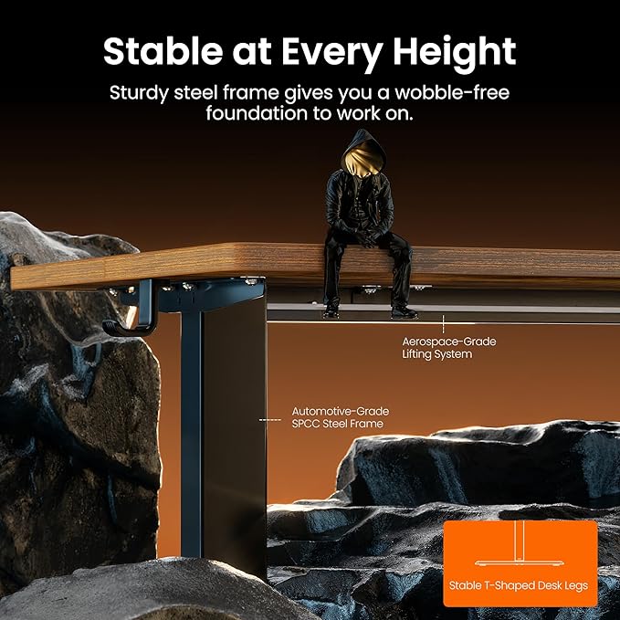 ErGear Height Adjustable Electric Standing Desk, 48 x 24 Inches Sit Stand up - Image 5