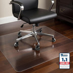 COSYLAND Floor Protection Mat, Office Chair, Transparent, Office Chair Mat and Office Chair Mat, Non-Slip Protective Mat for Floor and Carpet (120 x 120 cm)