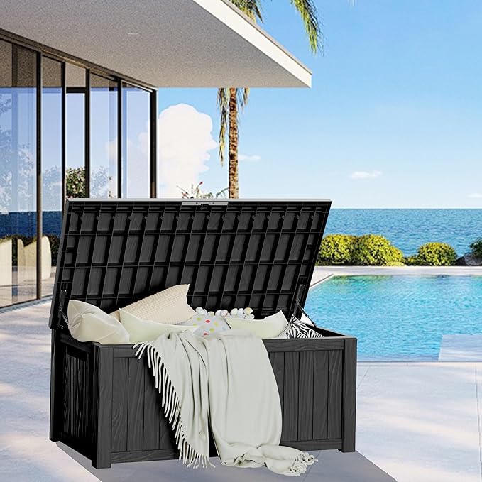 Yardgrace Extra-Large 150 Gallon Outdoor Chest Storage Waterproof - Image 7