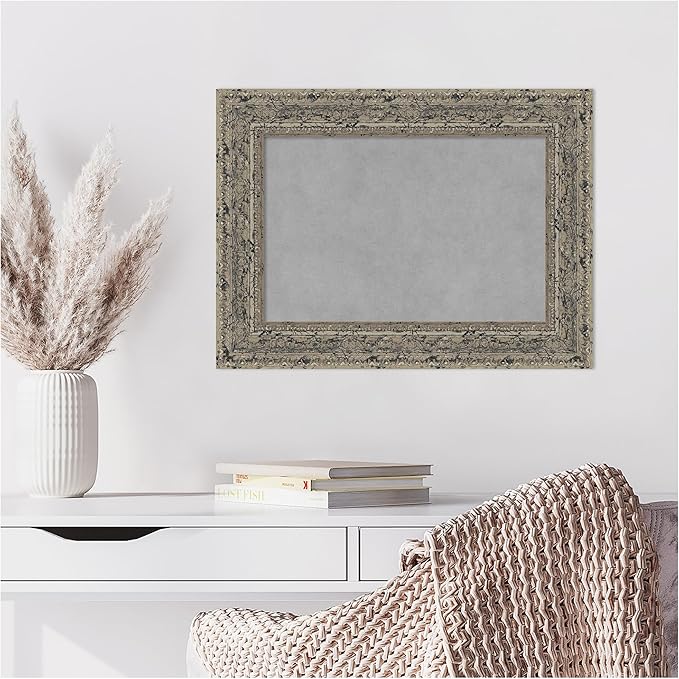 Amanti Art Silver Framed Magnetic Board 17x23 Small Vision Board - Image 7