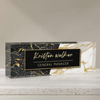 Desk Name Plate Personalized, Custom Name Plates by SalaGraphics