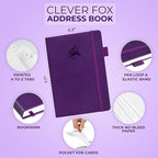 Clever Fox Address Book with alphabetic tabs - Image 2