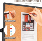 Double Sided Cork Board White Board, 32 x 48 inches Large Cork Board - Image 4