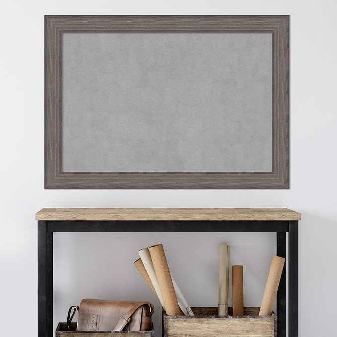 Amanti Art Grey Framed Magnetic Board 29x41 Large Vision Board - Image 6