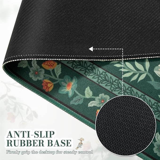 iCasso Desk Mat for Keyboard and Mouse, Large Mouse Pad, Desk Pad Mat, - Image 4