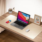 Boutilon Leather Desk Pad Protector, Non-Slip Mouse Pad, Laptop Desk Pad - Image 2
