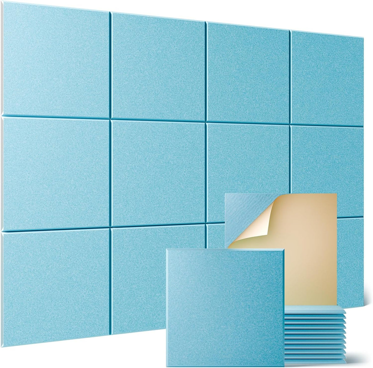Sonicism 12 Pack Acoustic Wall Panels